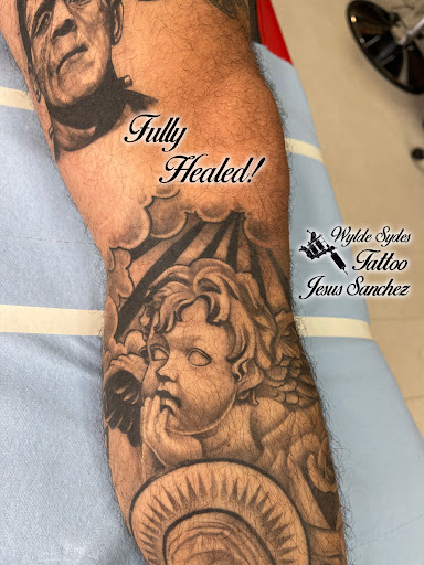 Explore star wars tattoo ideas, creative tattoo ideas in San Diego, available at Wylde Sydes Tattoo & Body Piercing