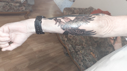 Explore cover up tattoo ideas on thigh, creative tattoo ideas in Canyon Lake, available at Timeless Tattoos L.L.C.