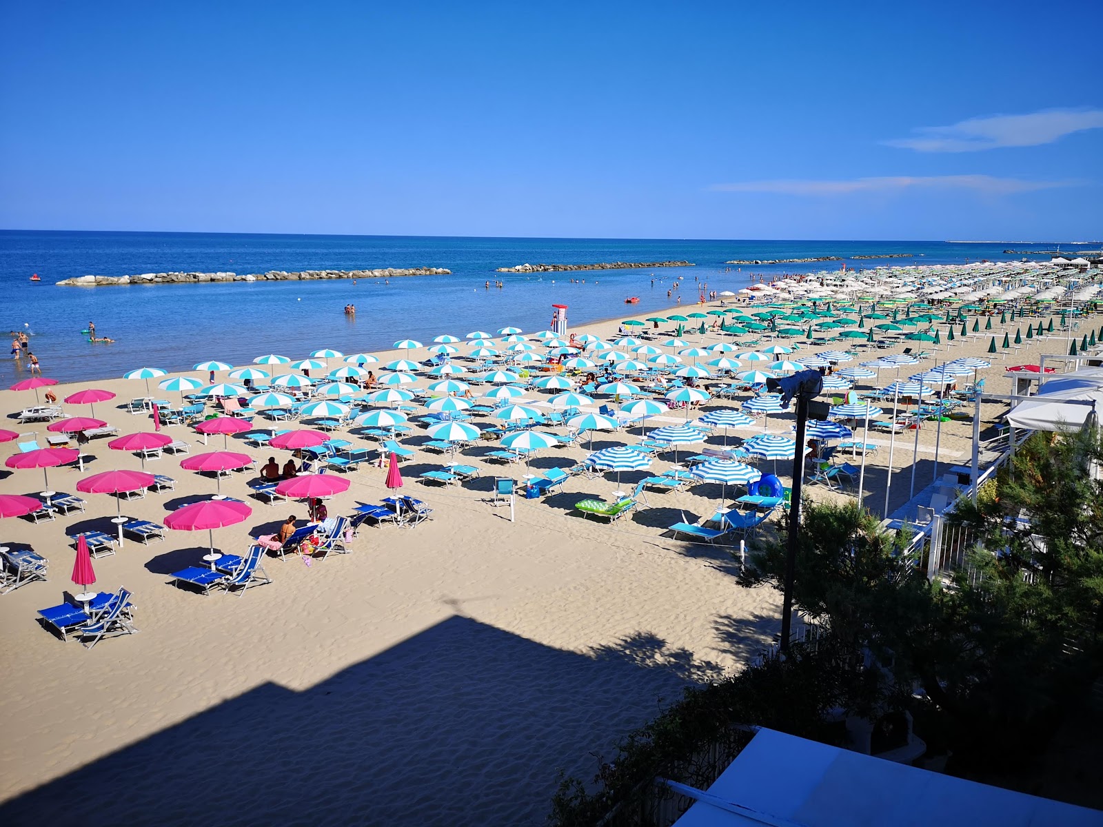 Photo of Grottammare beach with bright fine sand surface