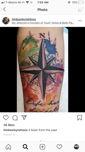 Explore january tattoo ideas, creative tattoo ideas in Saint Augustine, available at Ms. Deborahs Fountain of Youth Tattoo & Body Piercing