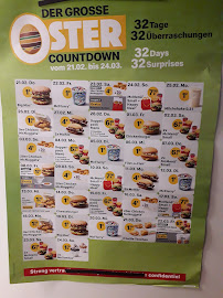 McDonald's à Brühl carte