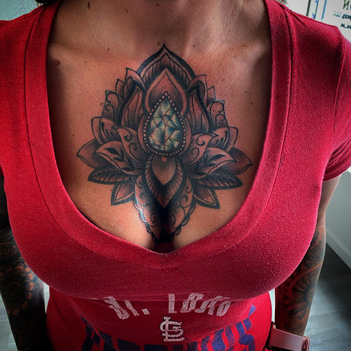 Explore electrical tattoos ideas, creative tattoo ideas in Belleville, available at Dark Horse Tattoo Company, LLC