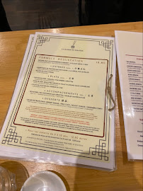 Menu / carte de La Maison du Dim Sum à Paris