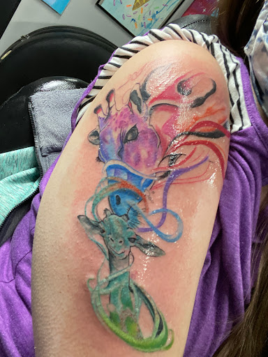 Explore left arm sleeve tattoo ideas, creative tattoo ideas in Mauldin, available at Main Street Tattoo