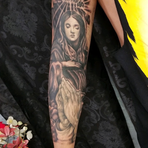 Explore cute spooky tattoo ideas, creative tattoo ideas in Mebane, available at The Cardinal Skin Art & Gallery