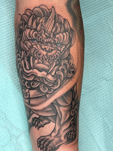 Explore unalome tattoo ideas, creative tattoo ideas in Myrtle Beach, available at Elite Ink Tattoos of Myrtle Beach