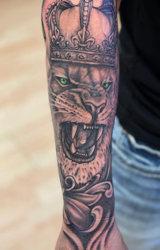 Explore angel memorial tattoo ideas, creative tattoo ideas in Maple Lake, available at Earth Child Tattoo