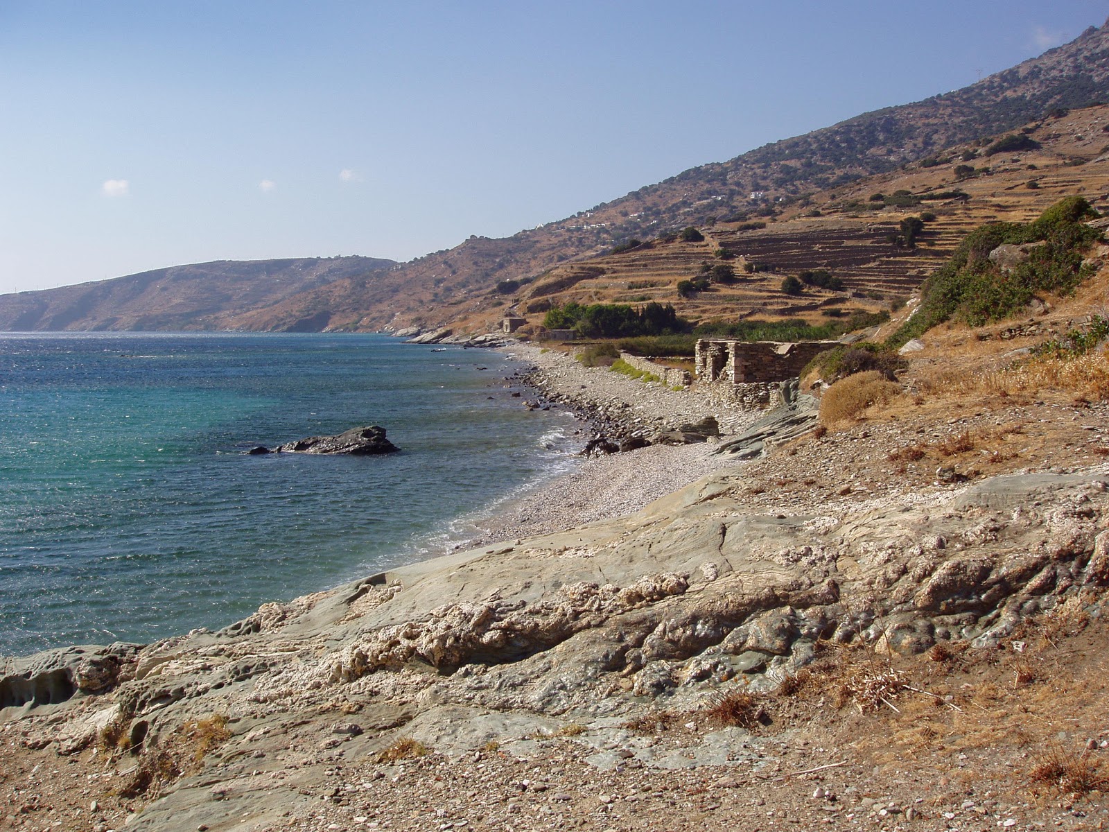 Foto de Paralia Paleopolis com praia espaçosa