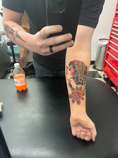 Explore friends tv show tattoo ideas, creative tattoo ideas in New Bern, available at Ol Skool Tattoos
