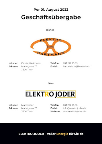 Rezensionen über Elektro Joder GmbH in Thun - Elektriker