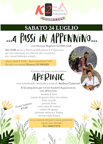 BAR RISTORANTE PIZZERIA K2 à Cinquecerri menu