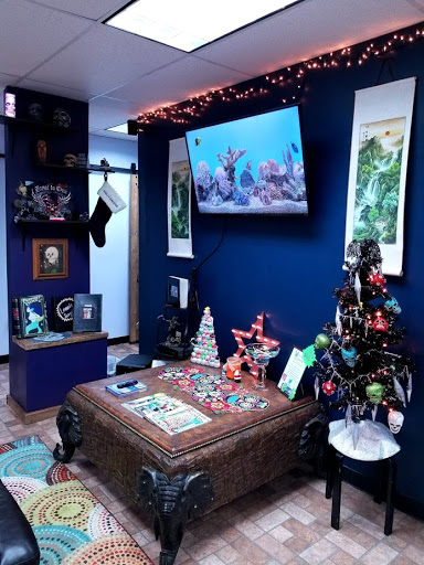 Explore chest tattoo lettering ideas, creative tattoo ideas in Knoxville, available at Archangel Custom Ink Tattoo & Piercing