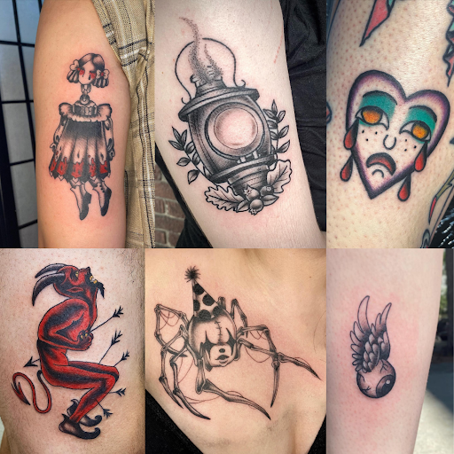 Explore pumpkin tattoo ideas, creative tattoo ideas in New Glarus, available at Art & Soul Tattoo And Gallery