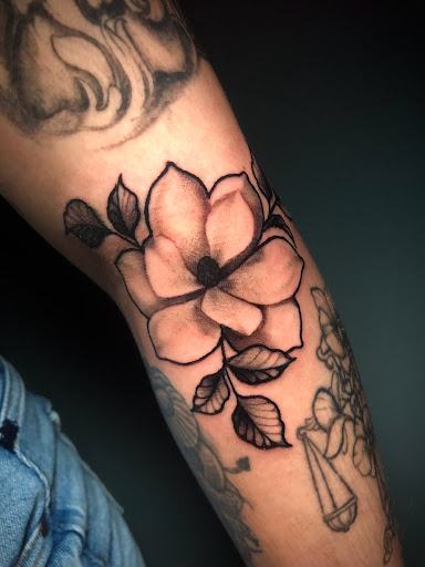 Explore cyberpunk tattoo ideas, creative tattoo ideas in Adrian, available at Ambition Ink