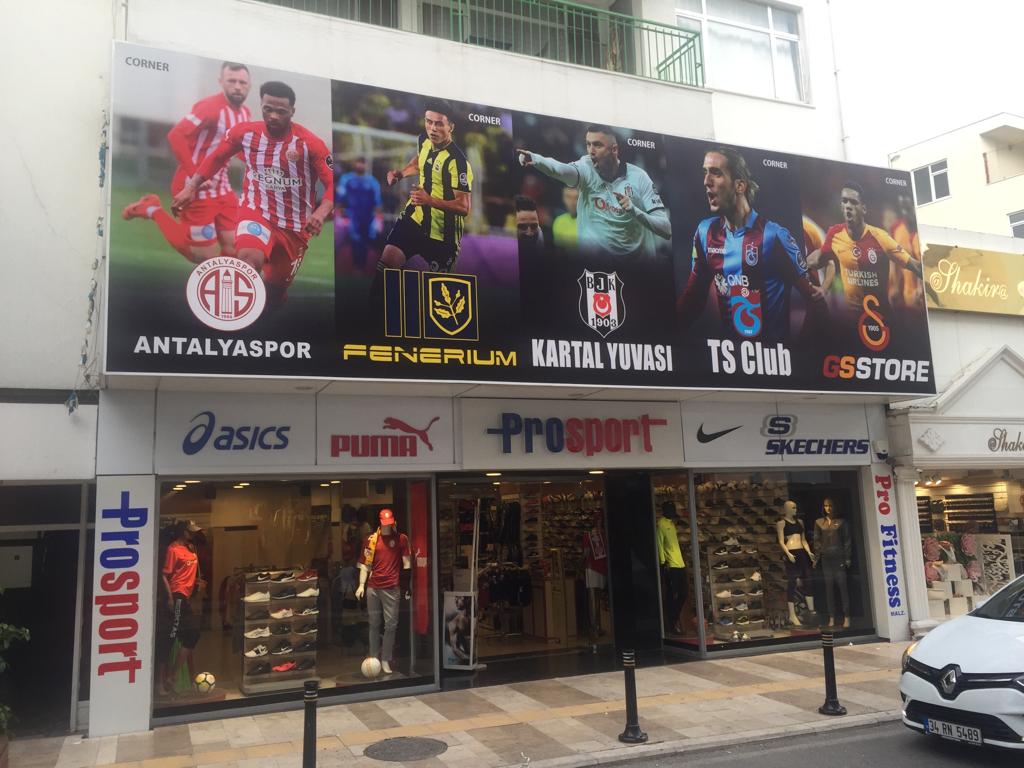 Prosport Manavgat Fenerbahe Galatasaray Beikta Sketchers Asics Puma Adidas