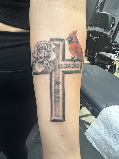 Explore frankenstein tattoo ideas, creative tattoo ideas in Conway, available at Saint Voodoo Tattoo