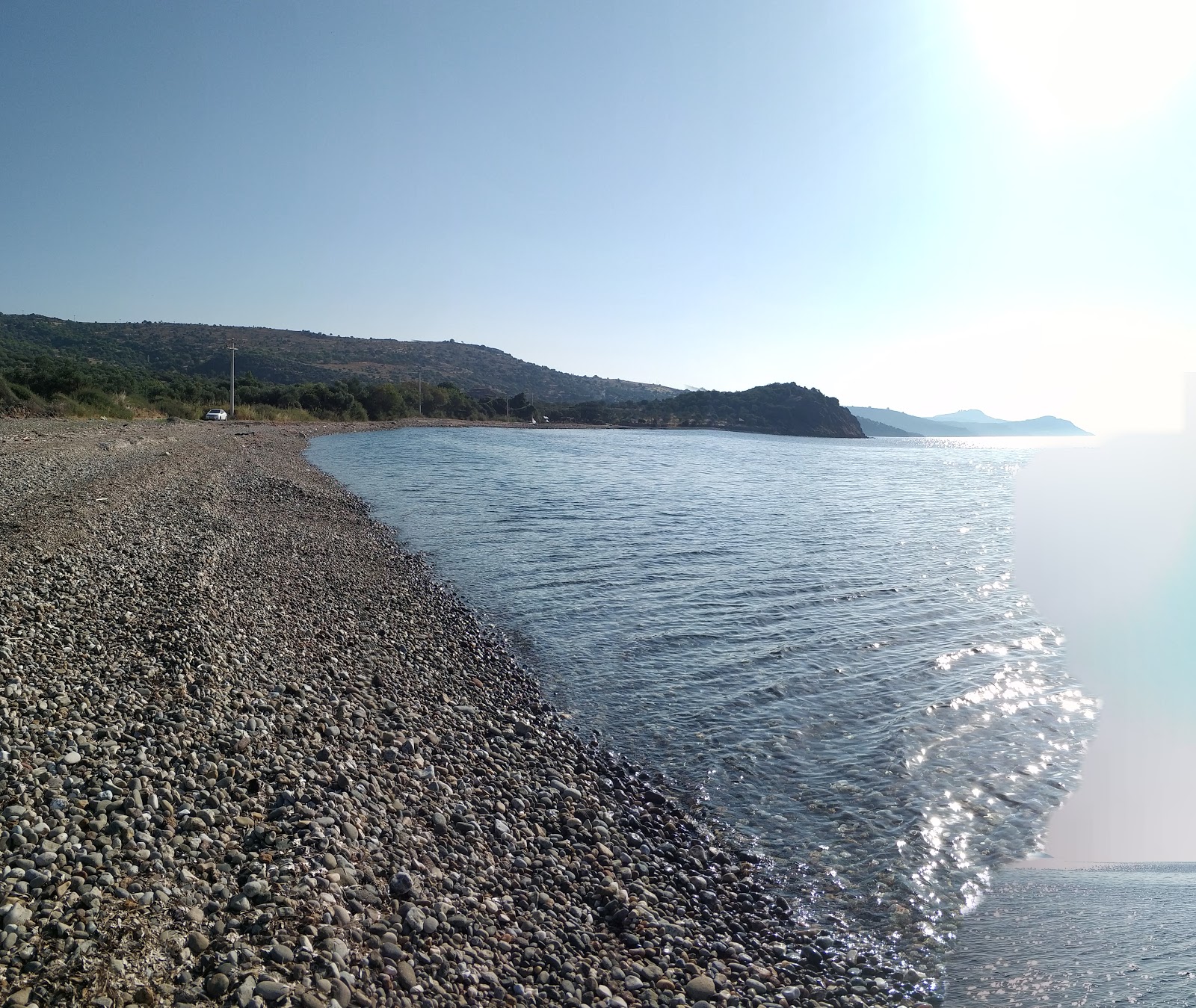 Foto av Kaldera-Assos beach med rymlig bukt