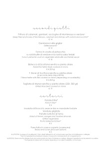 Menu / carte de Il Pierrot Ristorante Pizzeria à Carrara