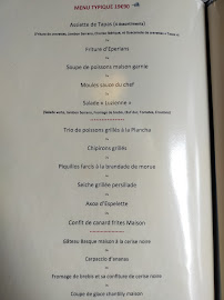 Restaurant basque La Vieille Auberge à Saint-Jean-de-Luz (la carte)
