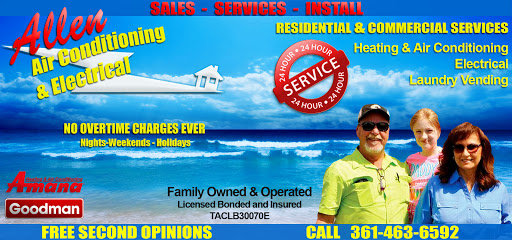 HVAC Contractor «Allen Air Conditioning», reviews and photos, 104 W James St, Rockport, TX 78382, USA