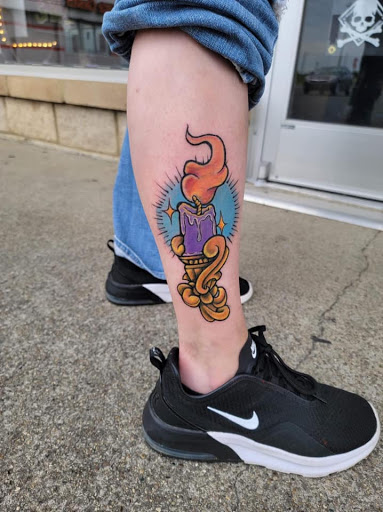 Explore owl tattoo ideas, creative tattoo ideas in Richmond, available at Black Market Studios