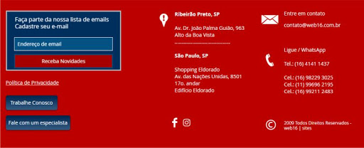 Logo da empresa - Web16 - Criação de Sites