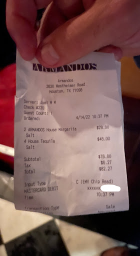 Tex-Mex Restaurant «Armandos», reviews and photos, 2630 Westheimer Rd, Houston, TX 77098, USA