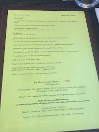 Bistro Le Bistrot du Cuisinier à Blois - menu / carte
