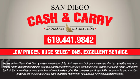 Cash and carry wholesaler Escondido