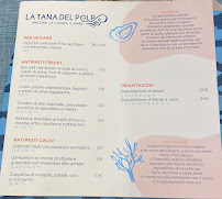 Menu du Ristorante La Tana del polpo - ANCONA à Ancona