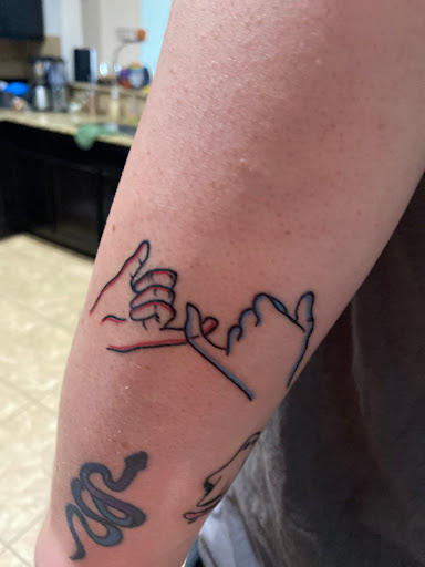 Explore surfing tattoo ideas, creative tattoo ideas in Houston, available at Sintown Tattoo Studio