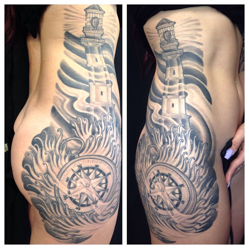 Explore star tattoo ideas wrist, creative tattoo ideas in Peoria, available at Iron Key Tattoo Studio Inc.