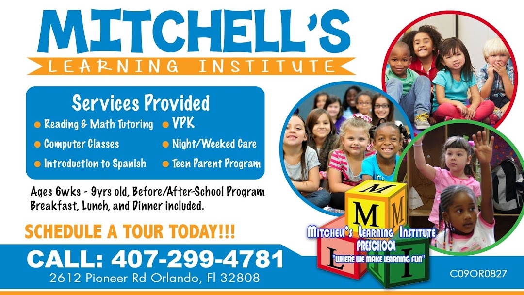 Mitchells Learning Institute Preschool