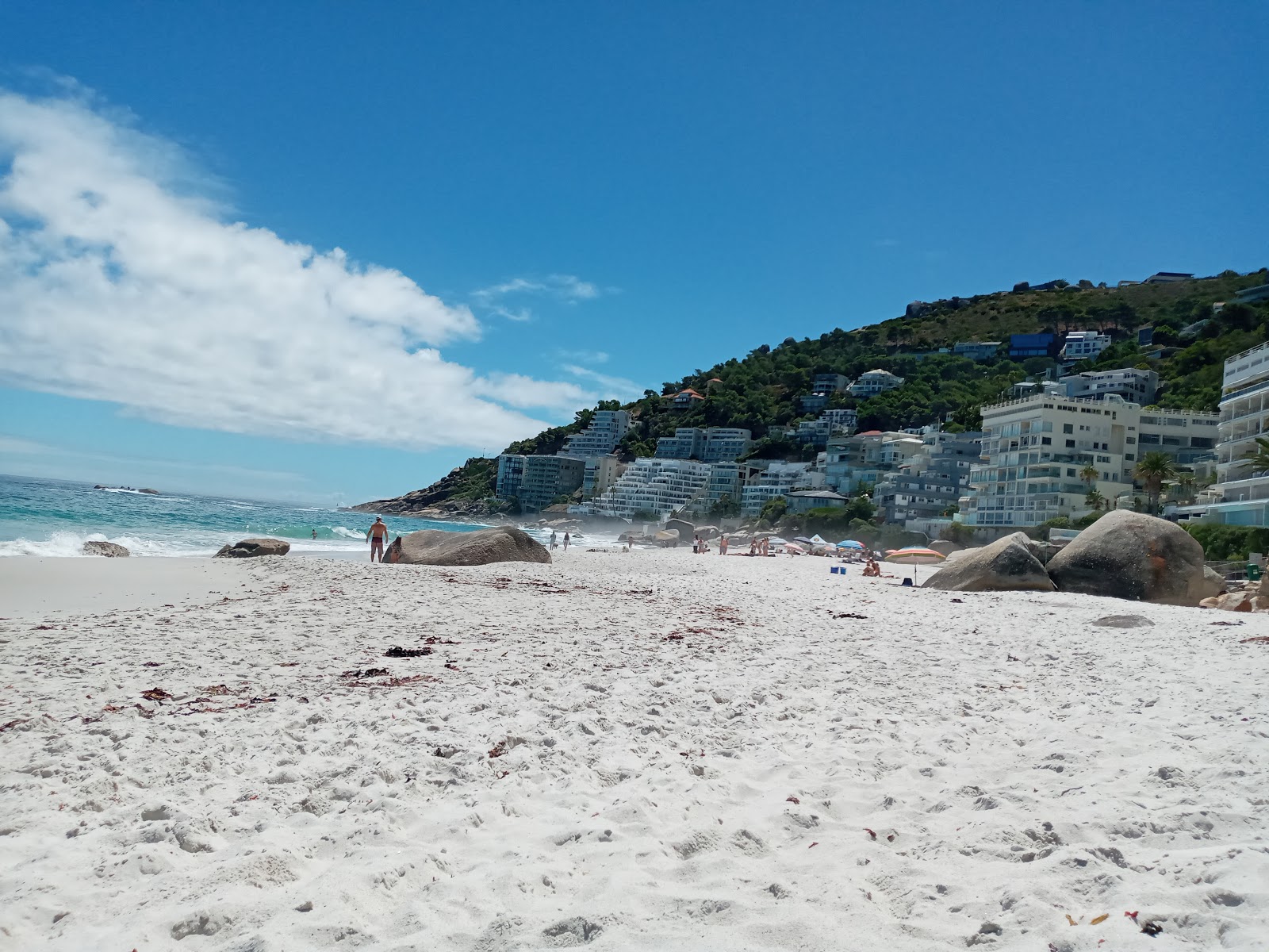 Photo of Clifton beach with blue pure water surface