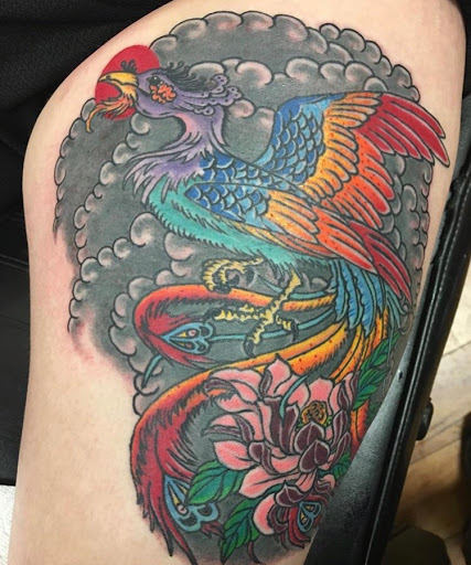 Explore death star tattoo ideas, creative tattoo ideas in Cedar Falls, available at Omega Red Piercing & Tattoo