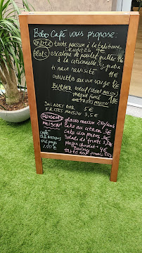 Menu / carte de Bobo Café à La Trinité