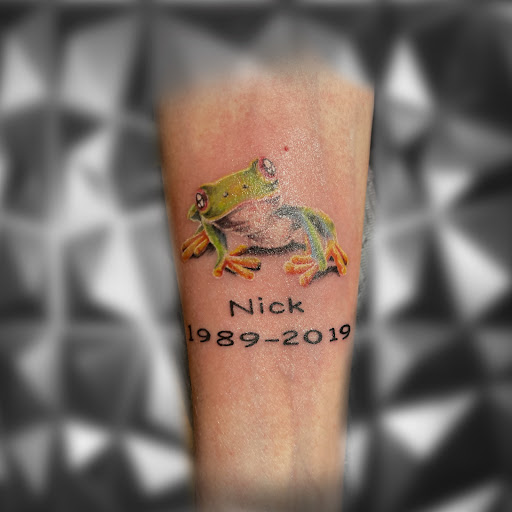 Explore dog and cat tattoo ideas, creative tattoo ideas in Salisbury, available at Touch of Grey Tattoo & Piercing Studio