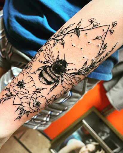 Explore griffin tattoo ideas, creative tattoo ideas in Satellite Beach, available at Rocksteady Tattoo Company