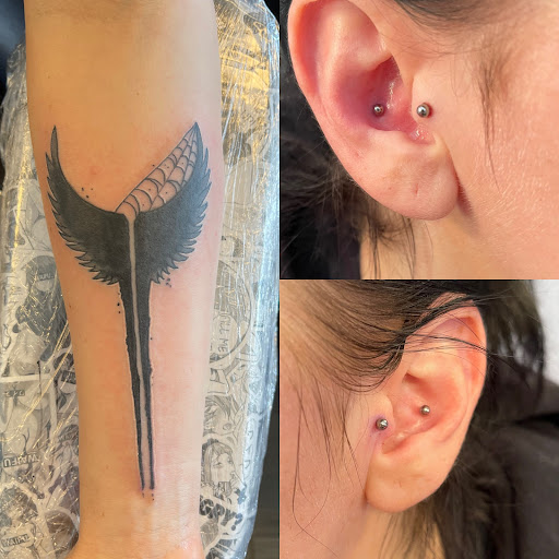 Explore mountains tattoo ideas, creative tattoo ideas in Palm Harbor, available at Angry Owl Tattoo and Piercing