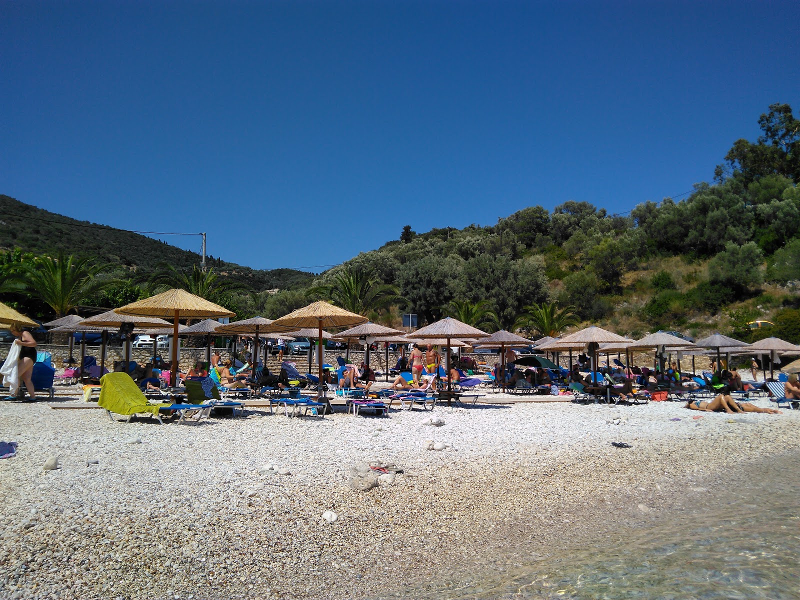 Foto von Ammoussa Strand mit sehr sauber Sauberkeitsgrad