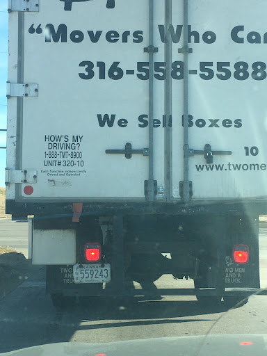 Moving and Storage Service «Two Men and a Truck», reviews and photos, 8537 W 21st St N, Wichita, KS 67205, USA