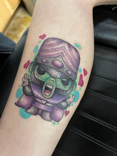 Explore unicorn tattoo ideas, creative tattoo ideas in Roanoke, available at Valkyrie Tattoo Studio
