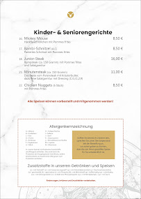 Cuisine européenne Restaurant Rade à Mülheim - menu / carte