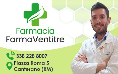 Farmacia Farmaventitre S.r.l. Piazza Roma, 5, 00020 Canterano RM, Italia