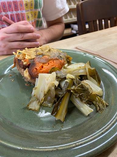 Yam enchilada pie 