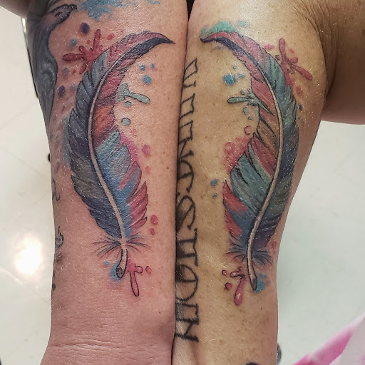 Explore stick and poke tattoos ideas, creative tattoo ideas in Homosassa, available at Citrus Tattoos