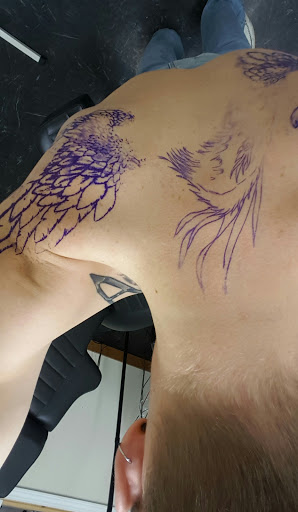 Explore paisley tattoo ideas, creative tattoo ideas in Hays, available at Fantasy Graphics Tattoo Studios