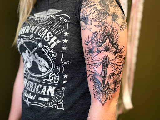 Explore hen tattoo ideas, creative tattoo ideas in Batavia, available at The Pretty Pin-Up Tattoo Parlor