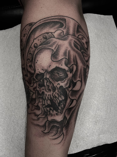 Explore sunshine tattoo ideas, creative tattoo ideas in Edgewood, available at Wild Coyote Tattoo