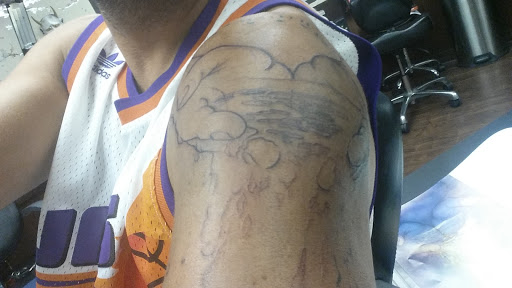 Explore 2 child tattoo ideas for dad, creative tattoo ideas in Ventura, available at White Lotus Body Arts Studio